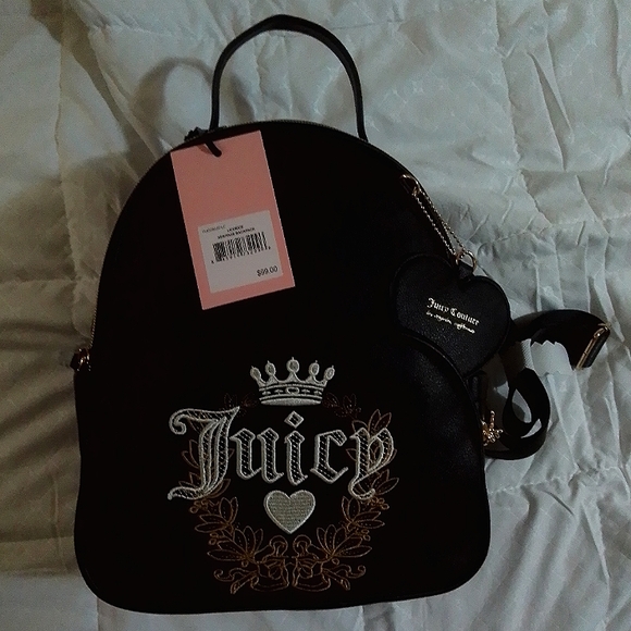 Juicy Couture Licorice Heritage Backpack - Picture 1 of 3